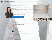 Tablet Screenshot of maximilianos.com
